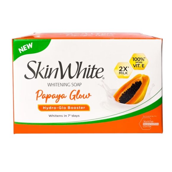SKINWHITE Papaya Glow Whitening Soap 125g - Picture 2 of 5
